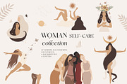 Woman Self-care collection, a Healthcare Illustration by Alisovna (Thumbnail 1 of 14)