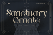 Sanctuary Ornate, a Serif Font by Helotype (Thumbnail 1 of 9)