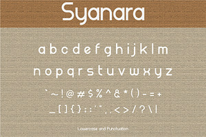 Syanara Modern Sans Serif