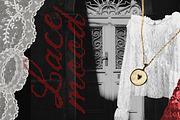 Lace House Stitched Embroidery Font, a Script Font by AnMark (Thumbnail 10 of 11)