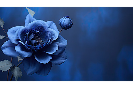 bloom navy flower ai generated, a Nature Photo by pikepicture
