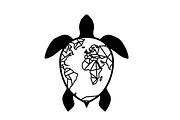 World Map Sea Turtle Bundle, an Illustration by Gaye Art (Thumbnail 15 of 31)