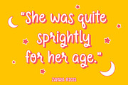 Sprightly - A Handlettered Fonts, a Handwritten Font by Zafara Studios (Thumbnail 2 of 6)