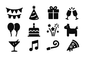 Celebration elements showcasing a, an Object Illustration by ZinetroN