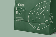 Eco-Friendly Food Paper Bag Mockup, a Packaging Mockup by graphicsauce (Thumbnail 3 of 4)