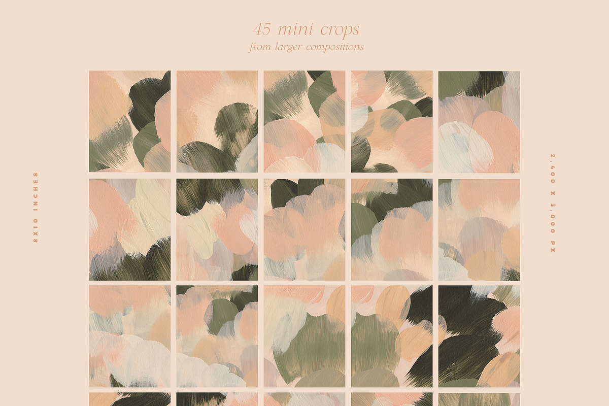 April Painted Abstract Backgrounds, a Texture Graphic by Basia Stryjecka (Photo 18 of 19)