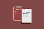 Clipboard Mockup, an Advertising Mockup by Pikachudesign (Thumbnail 2 of 5)