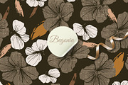 BEGONIA - Boho Seamless Pattern, a Pattern Graphic by Debby Blooms (Thumbnail 2 of 7)