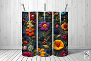 Felted Wool Art Flower Digital Paper, a Pattern Graphic by Creative Store (Thumbnail 5 of 5)