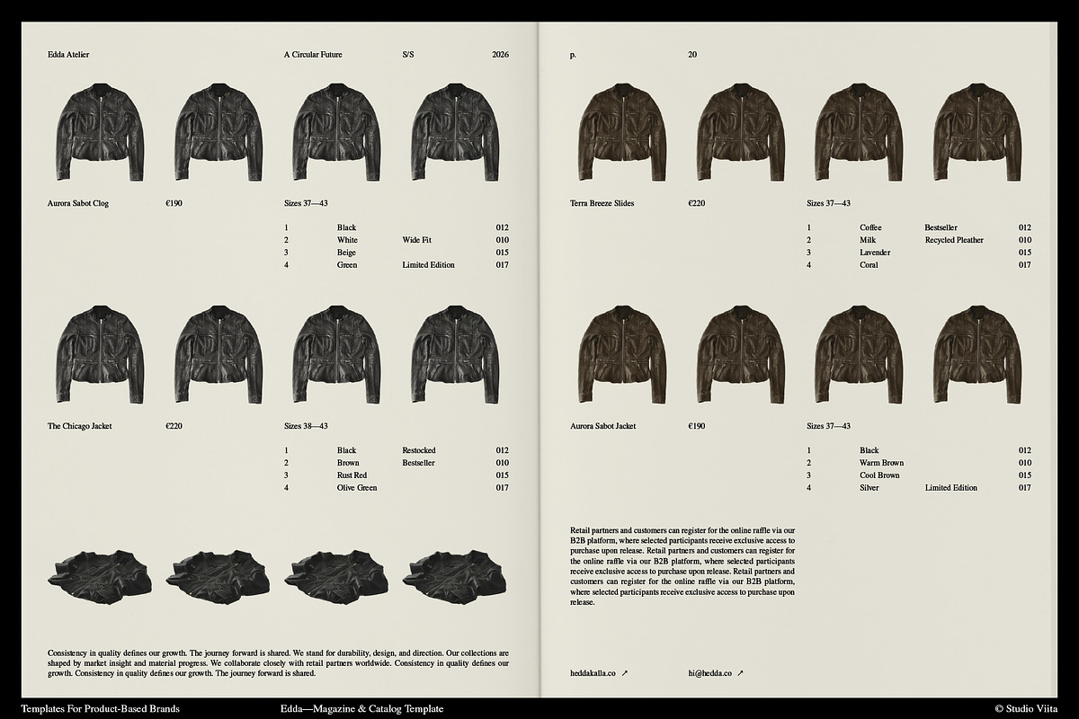 ID Brand Bundle: 2 Magazines + Deck, a Magazine Template by Studio Viita (Photo 8 of 24)