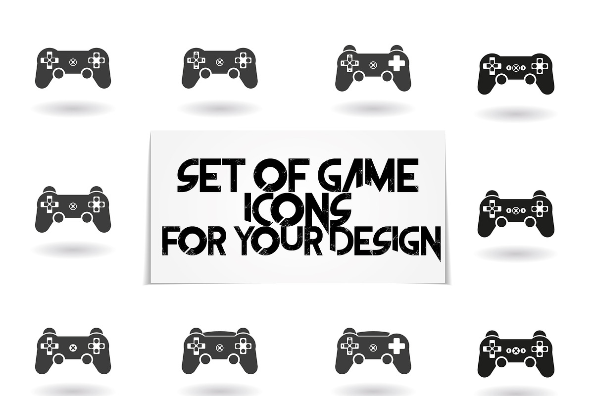 Game Icon set, a Background Graphic by Janoj's Store (Photo 1 of 2)