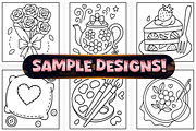 Easy Cozy Girl Relaxation Coloring, a Person Illustration by Craftsbeefy (Thumbnail 2 of 4)
