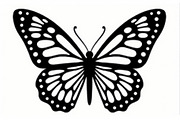 butterfly laser cut design, an Illustration by balal (Thumbnail 3 of 13)