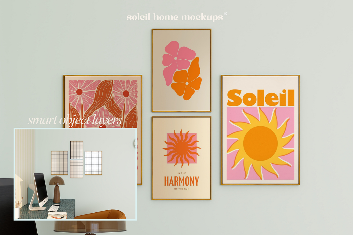 LALITA | Colorful Frame Mockup Set, a Household Mockup by SoleilHomeMockups (Photo 3 of 10)