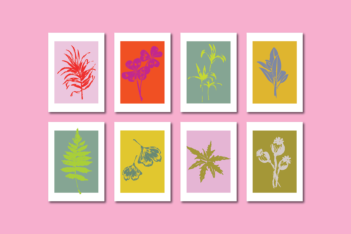 FLORAL POSTERS BUNDLE (50 SVG PNG), a Decorative Illustration by Bonfloret Studio (Photo 8 of 15)