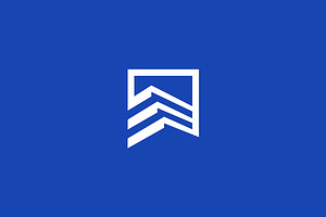 geometric shapes letter P logo, a Graphic by boriman05