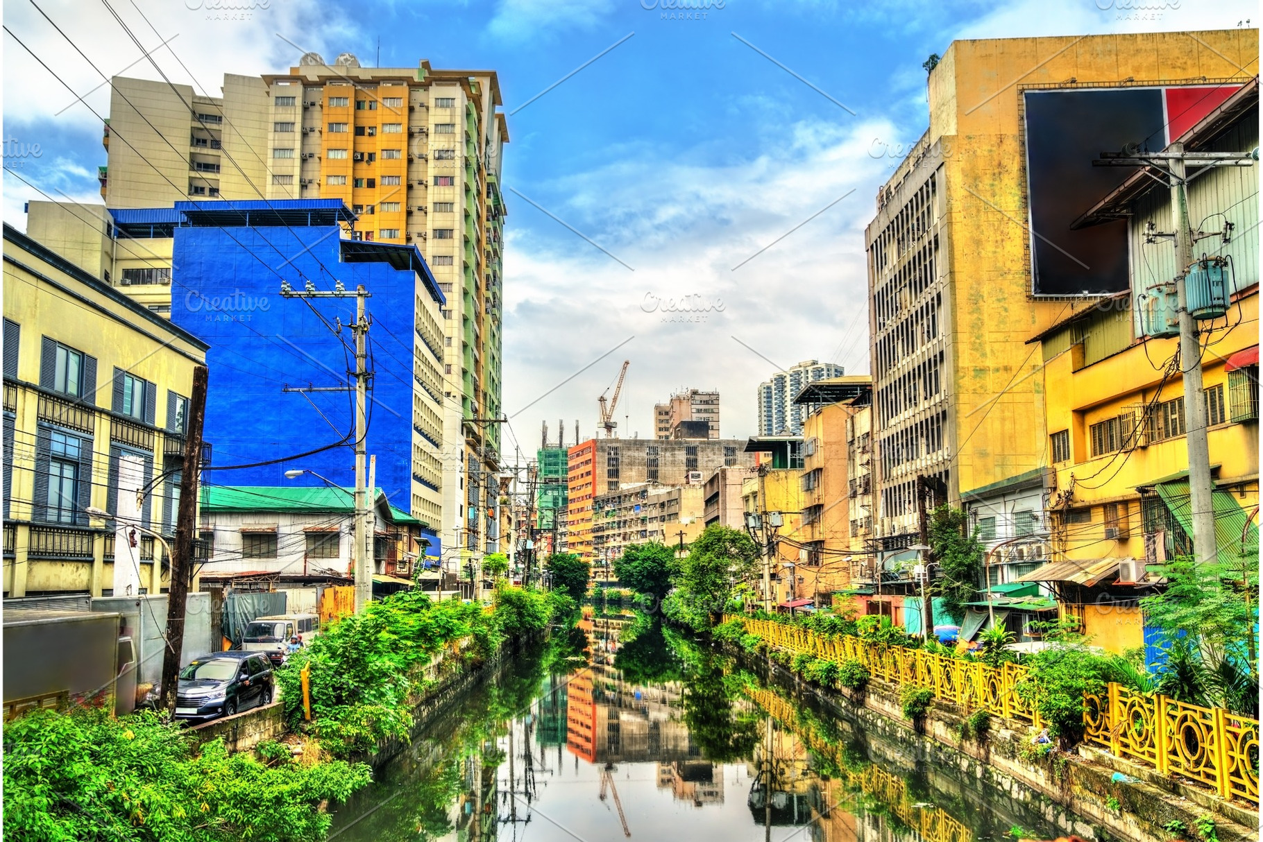 The Estero de Binondo river in, an Architecture Photo by Leonid Andronov
