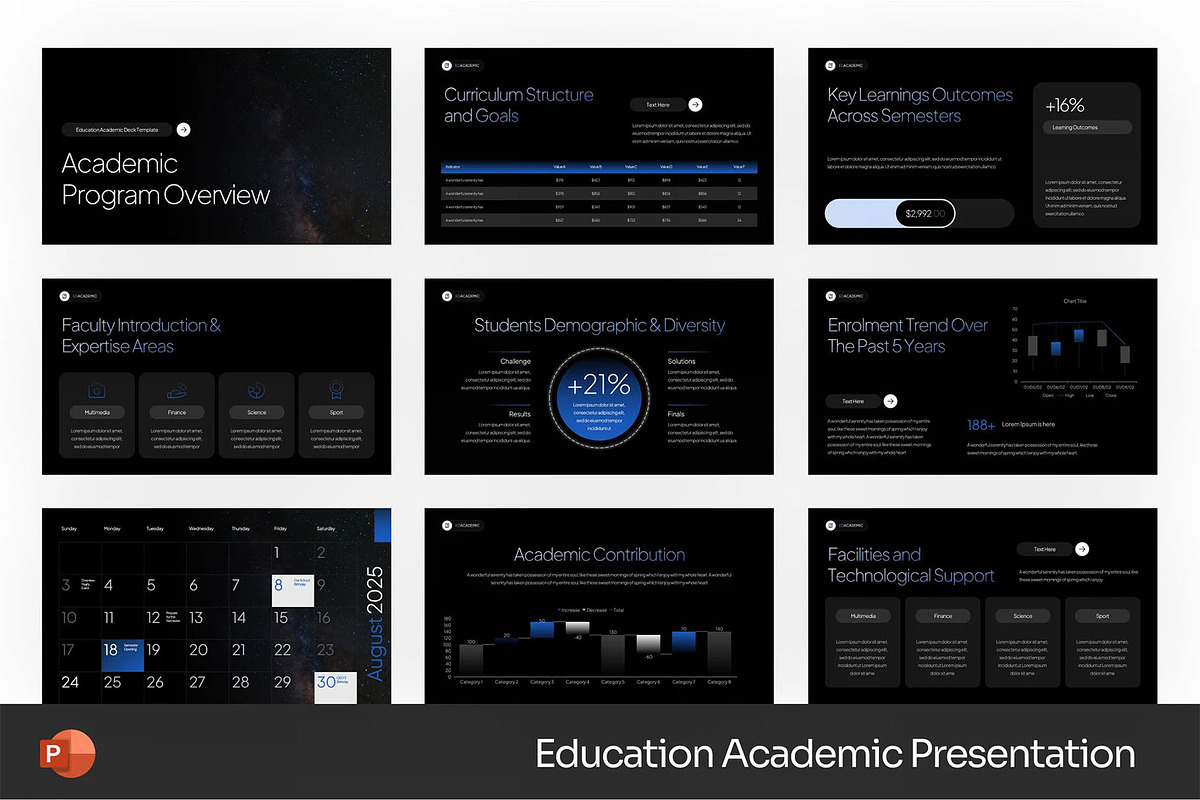 Education Academic Powerpoint, a Presentation Template by Fit-tee (Photo 1 of 4)