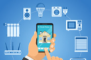 Smart Home and Internet of Things, a Technology Illustration by TAlex (Thumbnail 4 of 7)