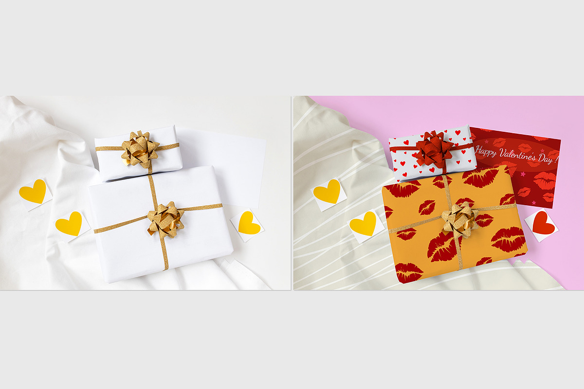 GIFT WRAP MOCKUPS PSD Layered, a Packaging Mockup by bazarova (Photo 15 of 20)