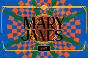 Creamroads - 60s Distorted Font, a Font by riff.type (Thumbnail 9 of 10)