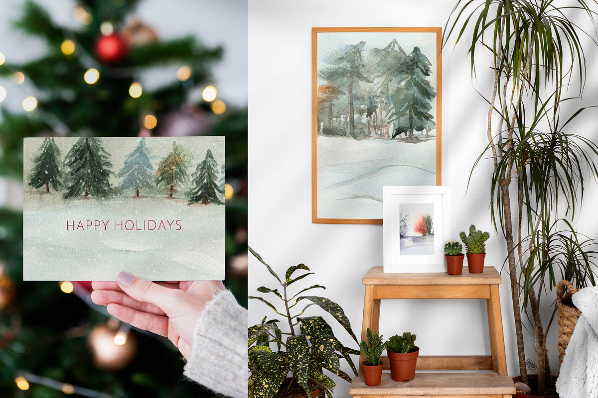 Winter Landscapes, a Seasonal Illustration by Design X0 (Photo 12 of 16)
