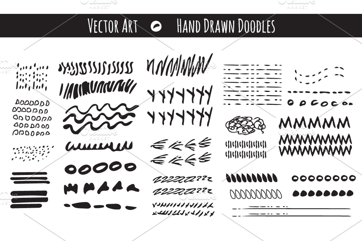 Doodles Vector Art, a Decorative Illustration by Mike Brennan Art & Design (Photo 3 of 3)