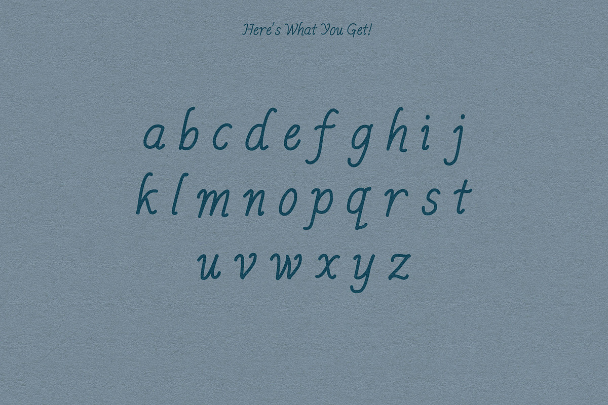 Raindrop by Eric Pond Designs, a Handwritten Font by Eric Pond Designs (Photo 5 of 5)