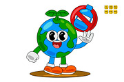 Earth Day Character Vector Pack 02, an Object Illustration by MEDZ (Thumbnail 3 of 6)