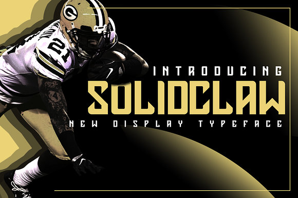 Solidclaw Display Font preview 7