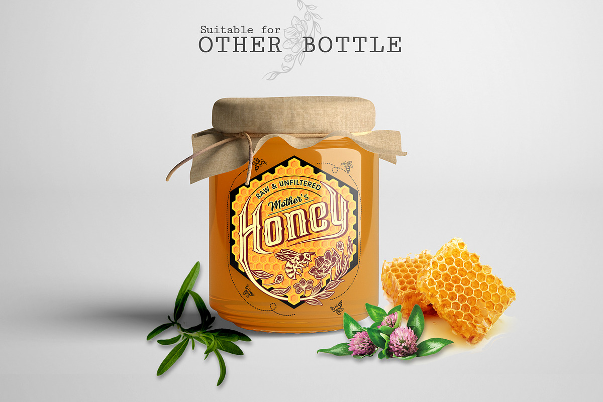 Honey Label_V1, a Branding & Logo Template by Shwet Art (Photo 4 of 6)