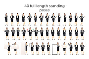 Business Woman Character Pack, a Finance Illustration by Volha Hlinskaya (Thumbnail 2 of 9)