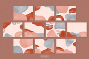 Terracotta Watercolor Shapes, a Texture Graphic by kilaniants (Thumbnail 4 of 14)