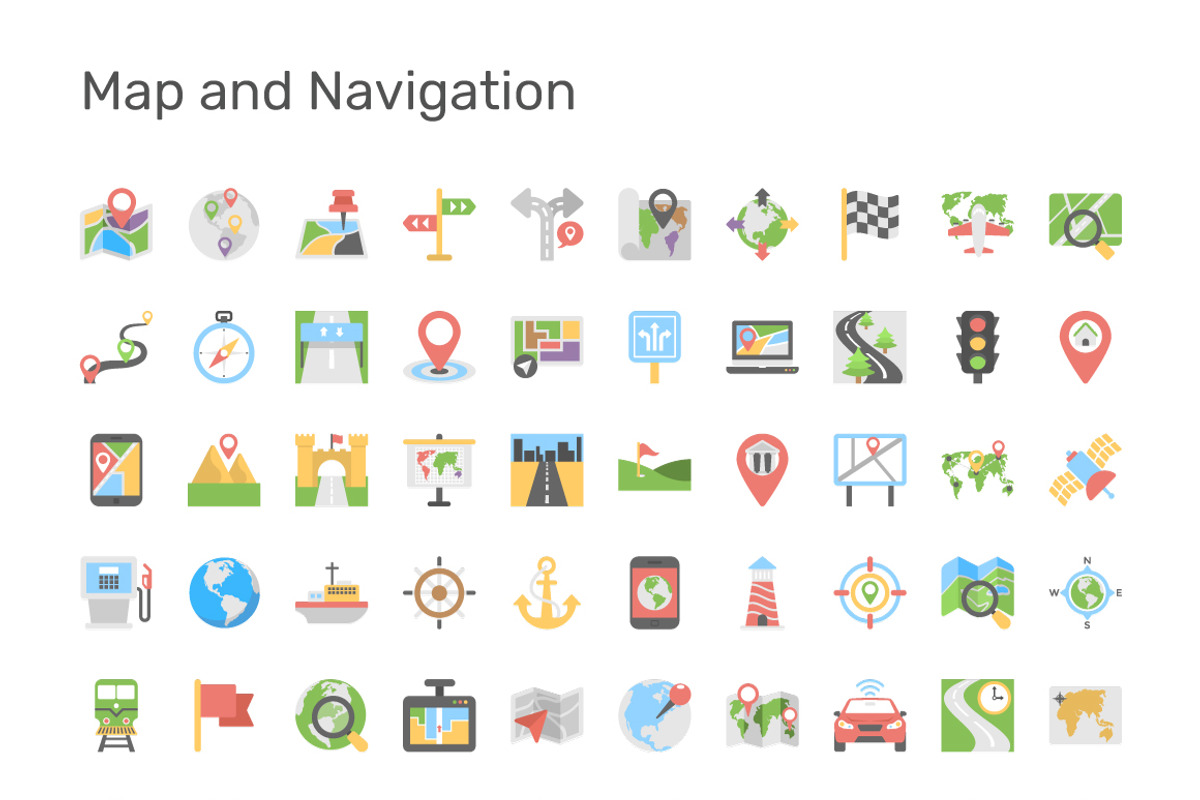 9690 Flat Icons Pack, an Outline Icon by Creative Stall (Photo 14 of 23)
