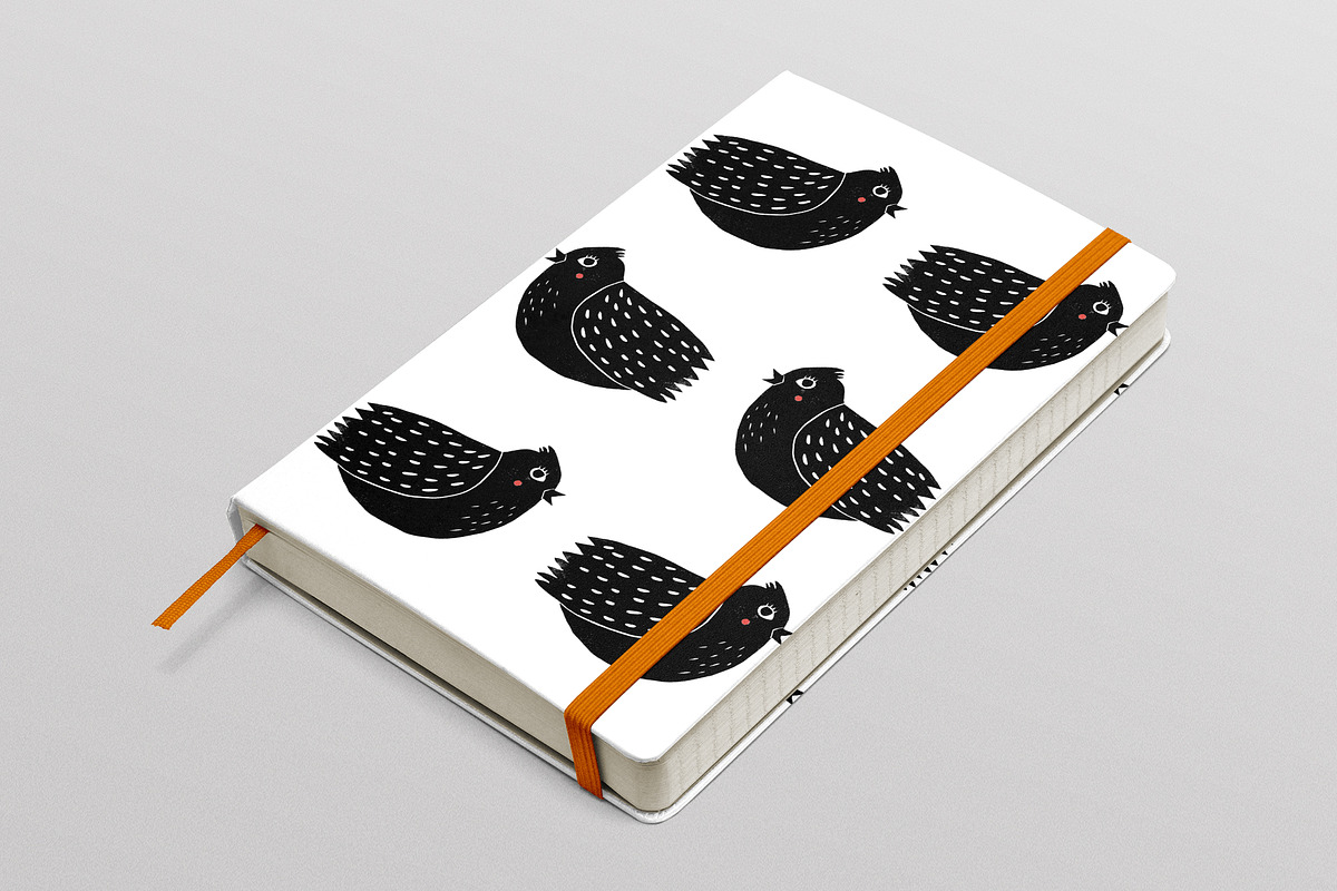 Cute animals / part 2 / Linocut, an Animal Illustration by Mii Lab (Photo 4 of 10)