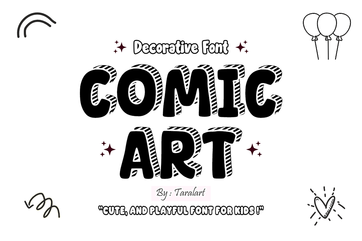 Drawing Alphabet - Playful Font, a Sans Serif Font by KiddoGlyphs Studio (Photo 3 of 5)