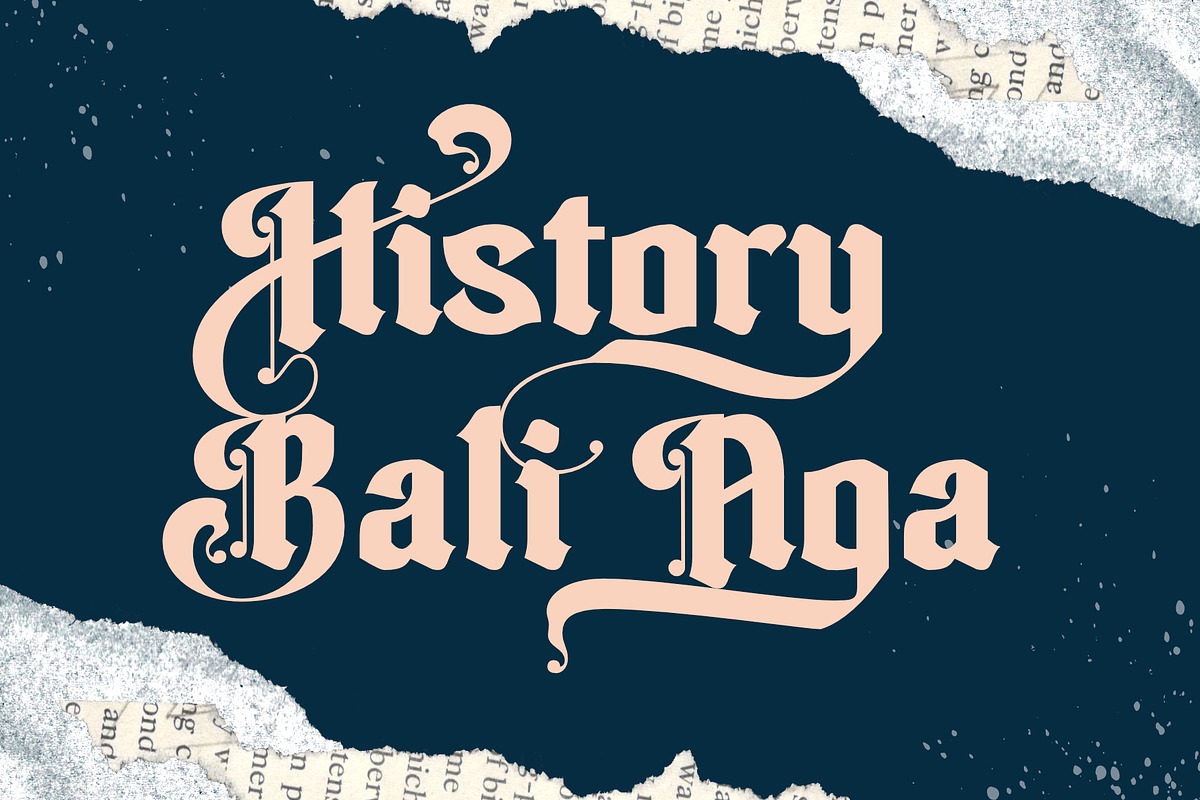 Sigma Boy – Elegant Blackletter Font, a Font by AuthenType (Photo 3 of 15)