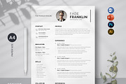 Modern Resume Template | Word Resume, a Resume Template by Orcshape Studio (Thumbnail 1 of 5)