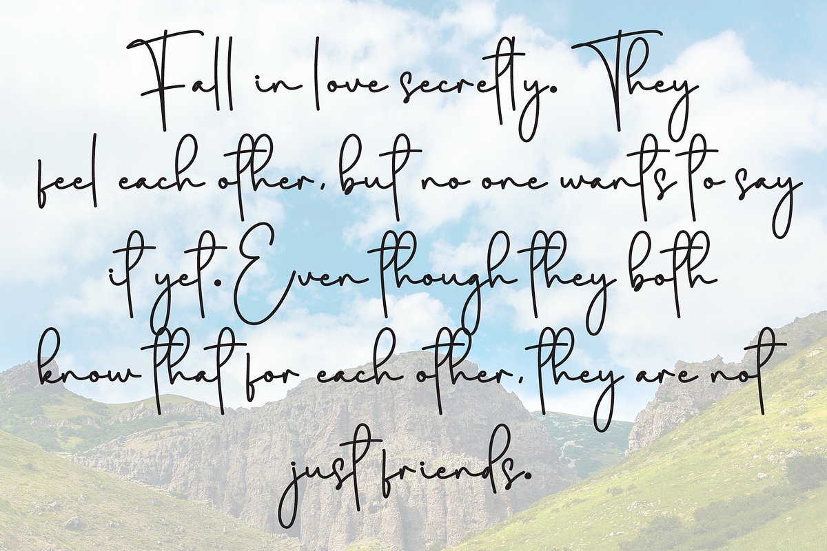 Daniel Signature | Script Font, a Handwritten Font by Scratchones (Photo 6 of 8)