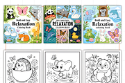 Relaxation Coloring Pages Bold &Easy, a Decorative Illustration by Coco Bloom (Thumbnail 2 of 3)