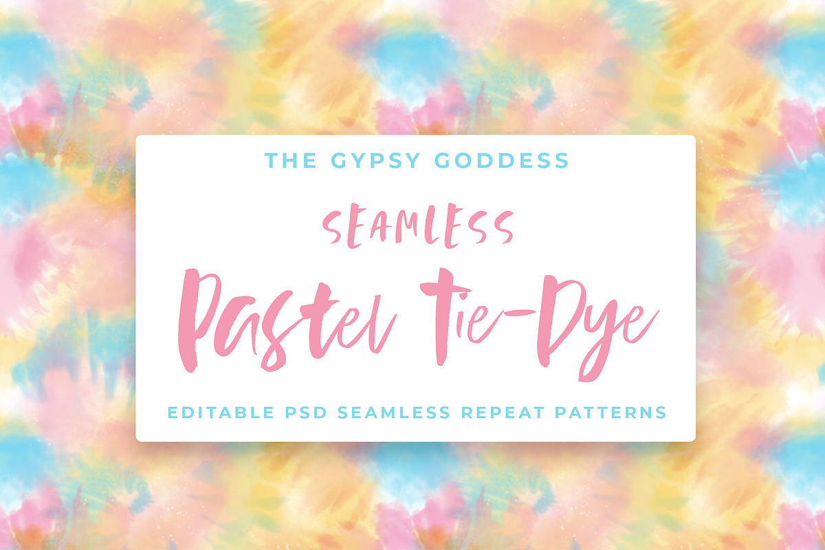 Sale: Pastel Tie-Dye Seamless Bundle, a Pattern Graphic by The Gypsy Goddess (Photo 41 of 48)