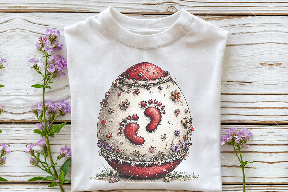 Whimsical Easter Egg Clipart, an Illustration by OK Design (Photo 6 of 6)