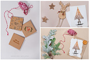 Christmas Card Mockup set, a Card Template by YuMyart (Thumbnail 2 of 4)