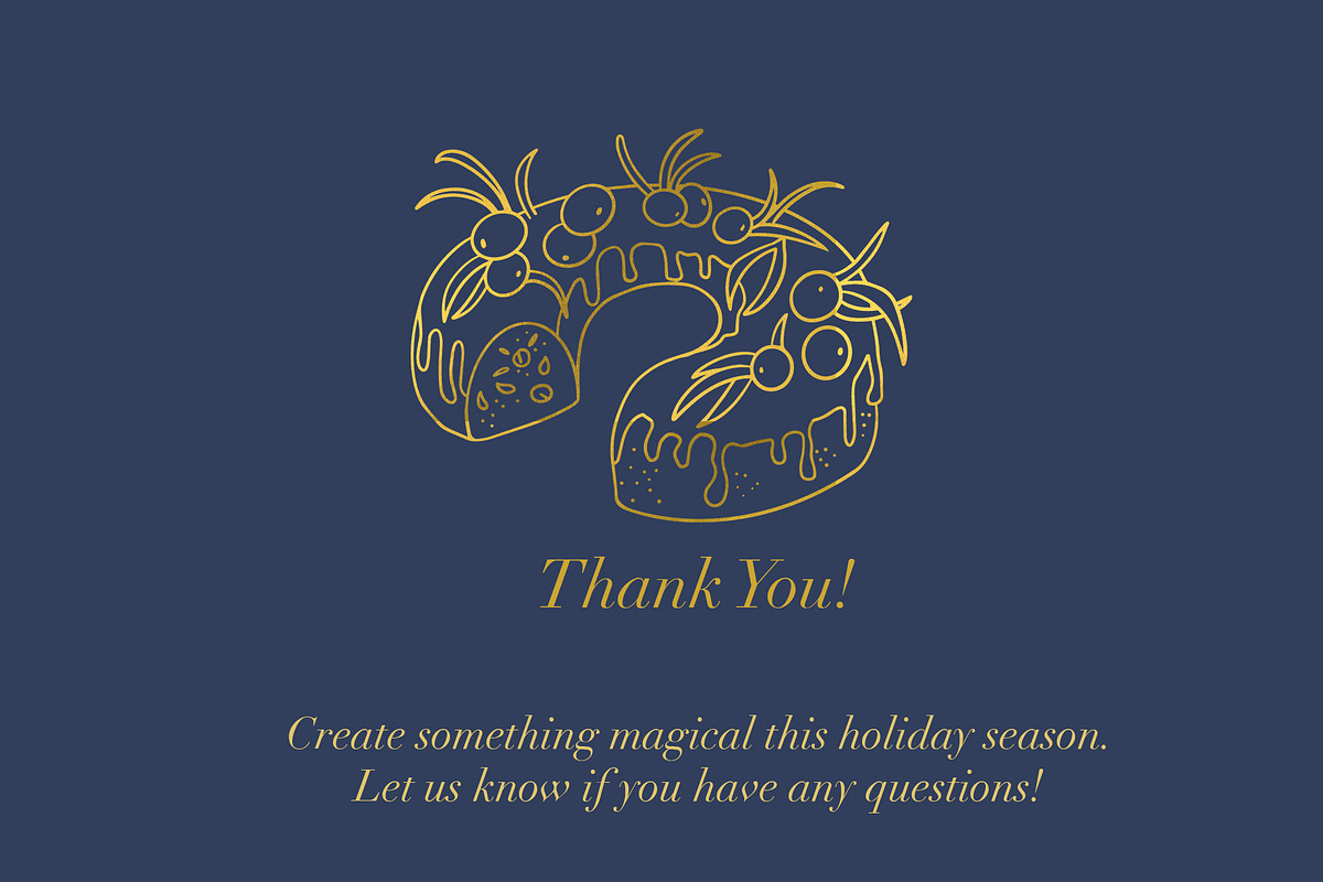 Golden Christmas Art Line Collection, an Object Graphic by ArtyCats (Photo 6 of 6)