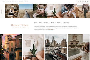 Raven Tinley Divi Blog Child Theme