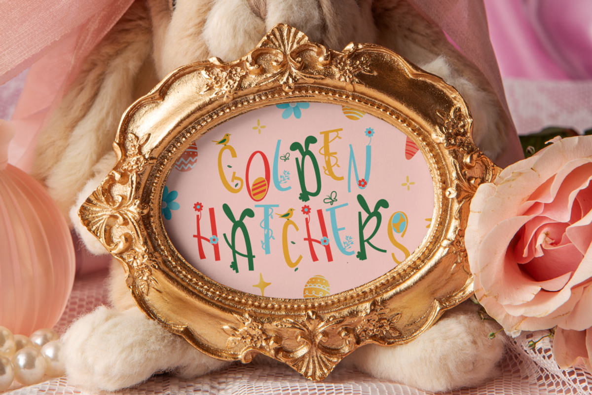 Spring Easter Spring Easter Font, a Font by PutraCetol Studio (Photo 4 of 11)