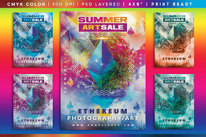 Ethereum Summer Art Sale Flyer
