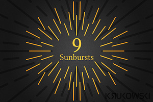 Sunburst Vector Rays