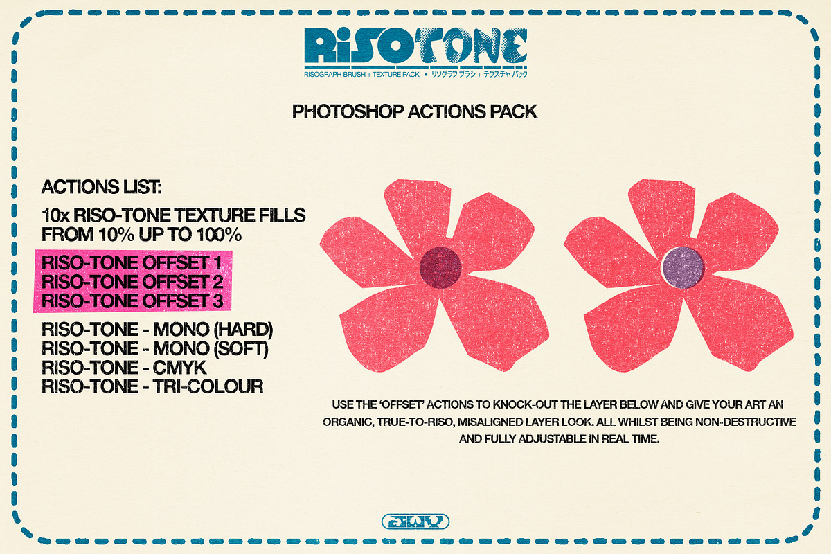 RISO-TONE: Photoshop Edition, a Brush Add-On by Jordan Warren Visuals (Photo 7 of 11)