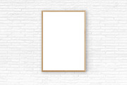 poster frame mockup A2 / 50x70cm, a Print Template by PinkJellyfish (Thumbnail 6 of 9)